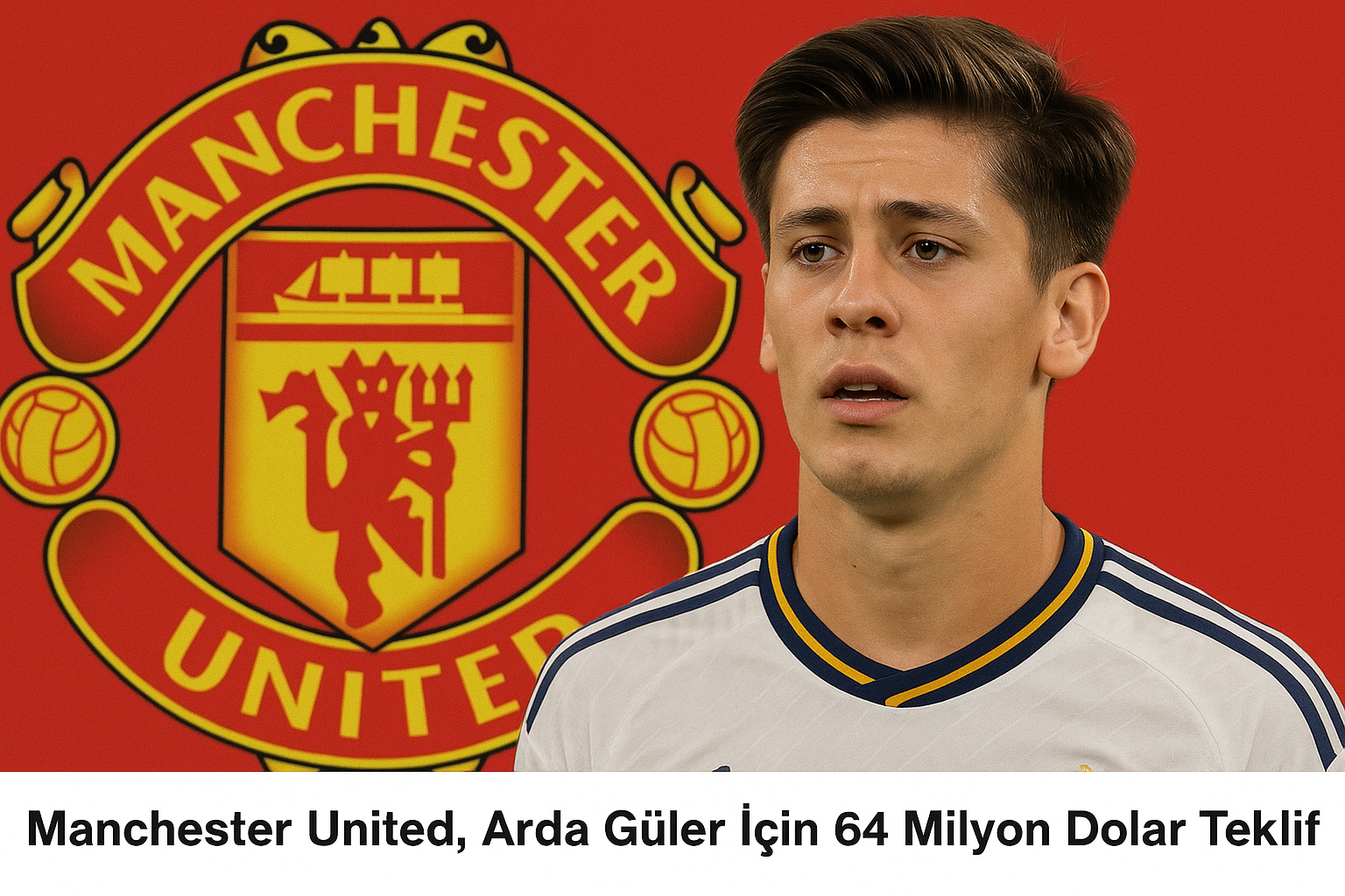 Manchester United, Arda Güler İçin 64 Milyon Dolar Teklif Etti